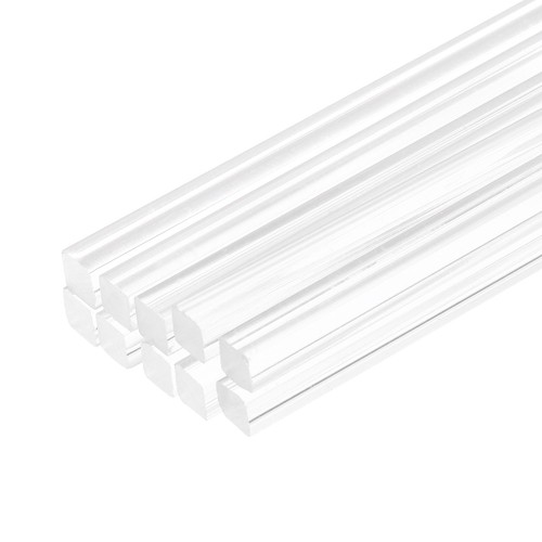 10pcs acrylic square rods - 10pcs,
