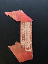 Victorian silk paper lace