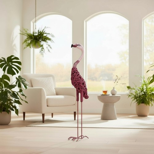 Pink flamingo garden - pink,