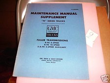 GMC TRUCK FULLER TRANSMISSION