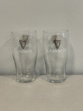 2 Guinness Pint Glasses