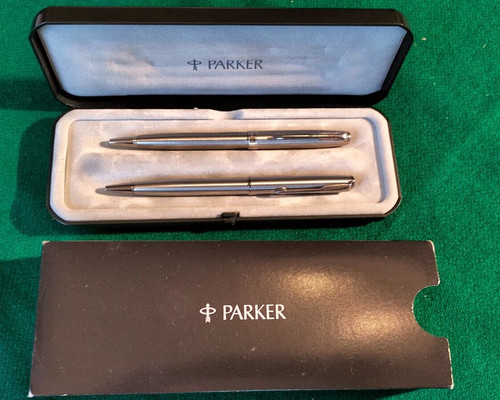 Parker sonnet steel and silver - and,