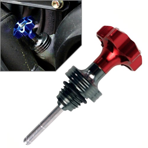 Engine oil dipstick aluminum - engine,