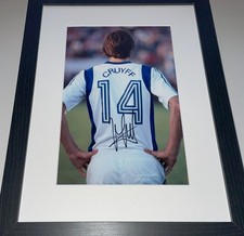JOHAN CRUYFF WASHINGTON DIPLOMATS FOOTBALL LEGEND SIGNED AUTOGRAHED DISPLAY COA