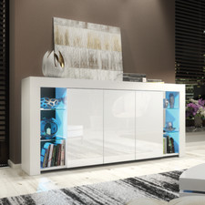 164cm White Sideboard Cabinet
