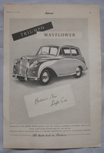 1950 triumph mayflower - 1950,