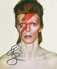 DAVID BOWIE SINGER 2 X SIGNED