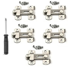 5x Gate Lock Small Gate Bolt