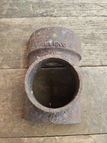 Cast iron gutter half round - cast,