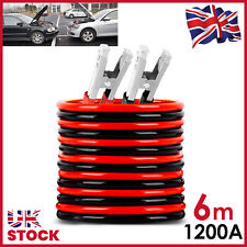 Jump Leads Heavy Duty Car Van Starter Booster Cables 6M 1200AMP Battery Start