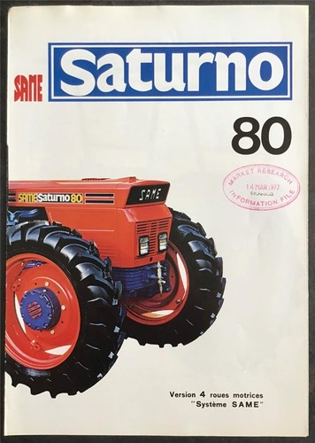 Same saturno tractor - 80,