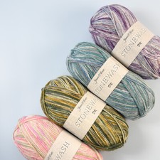 James C. Brett Stonewash DK Yarn 100 grm Ball