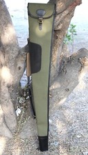 Canvas Leather Gun Slip Bag Shotgun Slip Shooting Gun Carry Case Hunting Gift