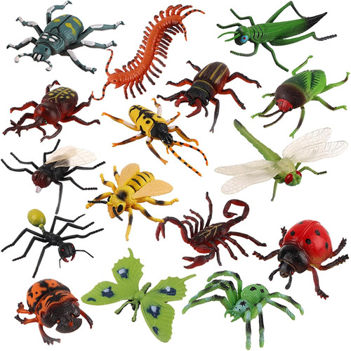 Insect toy figures - insect, 16pcs