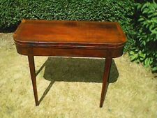 ANTIQUE GEORGE 111 MAHOGANY CARD TABLE