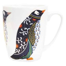 Paradise Birds Penguin Mug Fine China 400ml Oak Design by Queens Churchill China