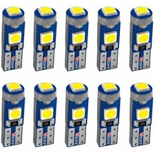 10 LED T5 3 3030SMD Lampadina Bianco Cruscotto Qudro Strumenti Angel Eyes Canbus
