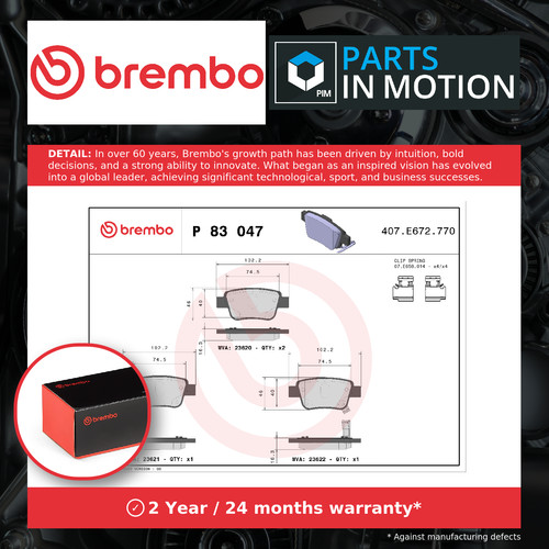 Brake pads set - brake,