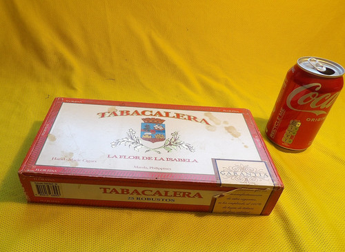 Empty wooden cigar box from - empty,