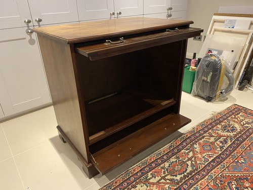 Vintage mahogany storage - vintage,