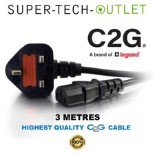 C2G 3M Metre UK Mains Power