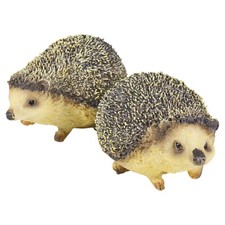Cute Poly Resin Garden Indoor Outdoor Hedgehog Figurine Ornament Decoration