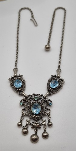 Jewelcraft silver tone - silver, blue