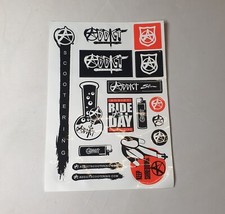 Addict Stunt Scooters A4 Sticker Sheet - 16 Stickers