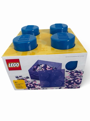 Lego blue brick storage - lego, box