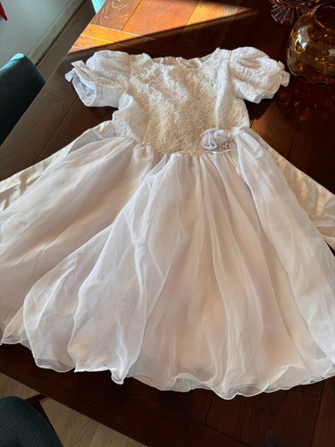 Lovely white lace chiffon - lace,