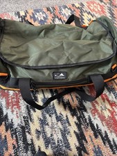 Finisterre Olive Green And Orange Duffel Travel Bag Bnwot