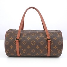 LOUIS VUITTON LV Monogram Papillon 26 M51386 Hand Bag Brown 844 Auth #54421A