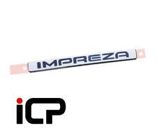 Genuine Subaru Impreza Boot Badge Blue Fits: Subaru Impreza WRX GD 2000 To 2007