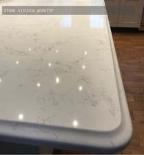 Carrara marble quartz worktop 3000 x 700 x 20  affordable worktops supply & fit