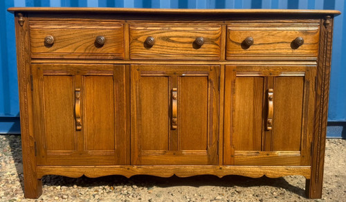 Ercol sideboard elm retro - elm, mid