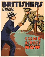 WWI British Propaganda Poster