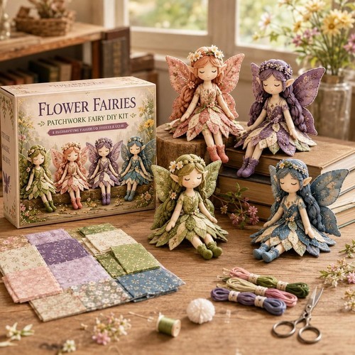 Fairy patchwork diy - patchwork, collection