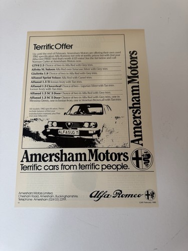 Original 1983 alfa - original, range