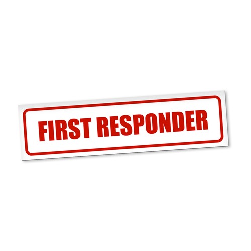 First responder magnetic sign - first,
