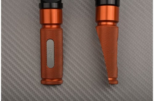 Orange titanium pair rear - pair,