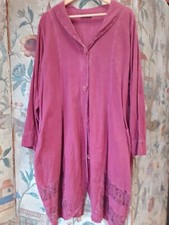 Kekoo maroon duster coat