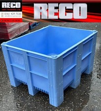 🏷️ HEAVY DUTY DOLAV PALLET BOX – 1200x1000x750mmIndustrial Plastic Bulk Bin 