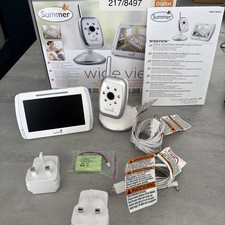 SUMMER Wide View DIGITAL COLOUR VIDEO Sound BABY MONITOR - NEW BATTERY INCLUDED