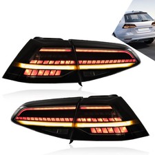 VLAND SMOKE LED Tail Lights For 2013-2020 VW Golf MK7/7.5 Rear Lamps Sequential