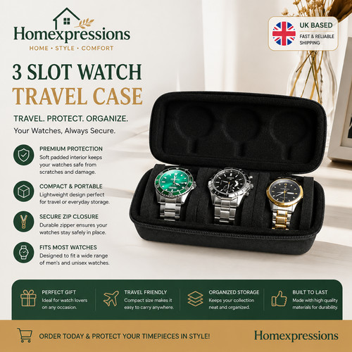 Travel watch case - case, slot