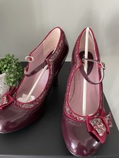 Ruby Shoo Georgia Wine Size 7