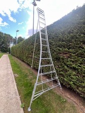 3 Leg Adjustable Tripod Hedge Tree Ladder, FOR HIRE ONLY 16FT
