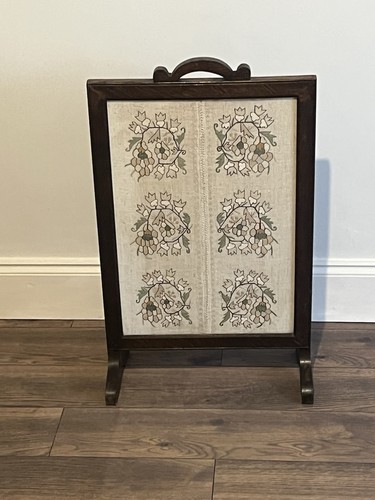 Vintage wooden embroidered - wooden,