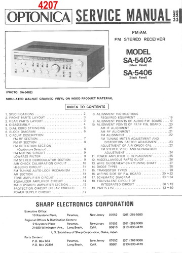 Orig sharp optonica 5402 - orig.,