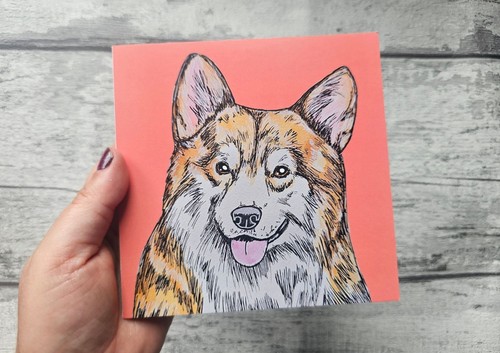 Pembroke corgi greetings - corgi,